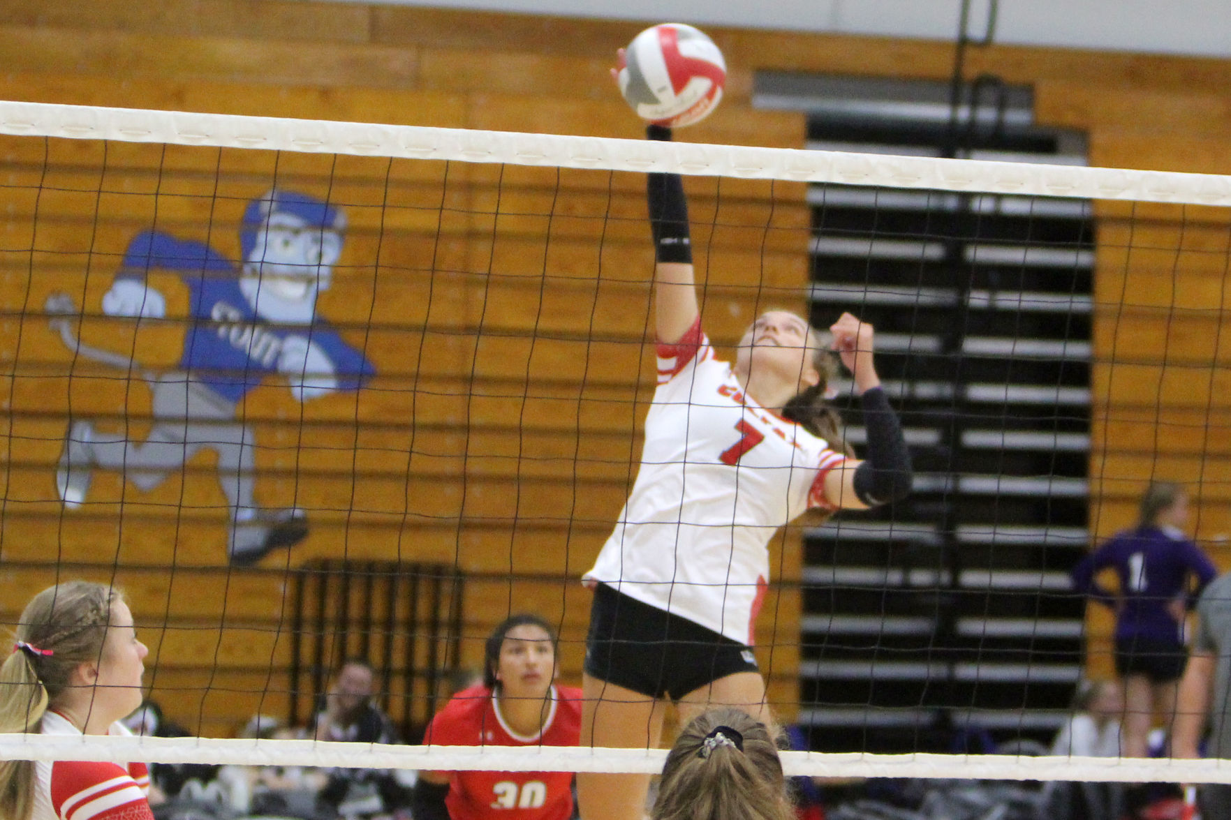 Prep volleyball sprawl at UW-Stout 8-31-19